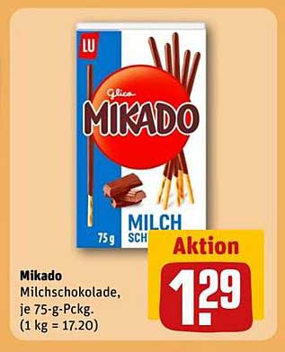 Mikado Milchschokolade