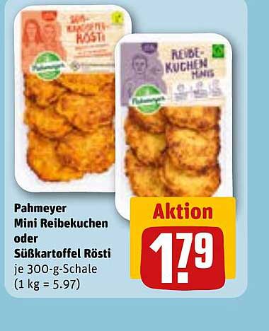 Pahmeyer Mini Reibekuchen oder Süßkartoffel Rösti