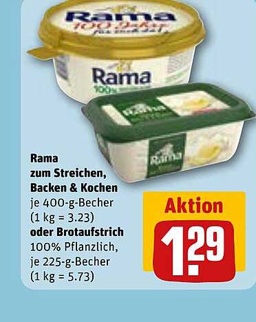 Rama zum Streichen, Backen & Kochen