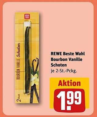 REWE Beste Wahl Bourbon Vanille Schoten