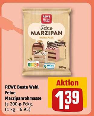 REWE Beste Wahl Feine Marzipanrohmasse