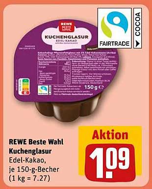 REWE Beste Wahl Kuchenglasur Edel-Kakao