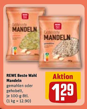 REWE Beste Wahl Mandeln