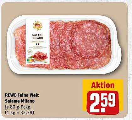 REWE Feine Welt Salame Milano