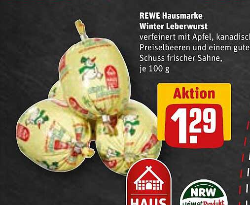 REWE Hausmarke Winter Leberwurst