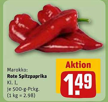 Rote Spitzpaprika