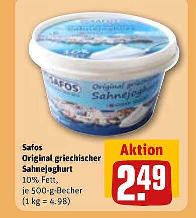 Safos Original griechischer Sahnejoghurt