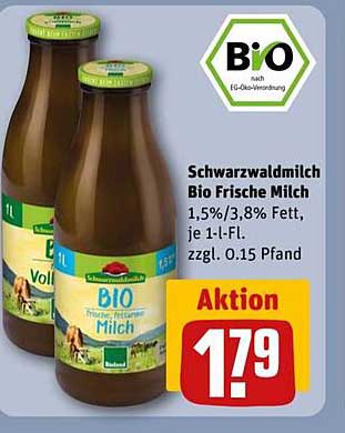 Schwarzwaldmilch Bio Frische Milch