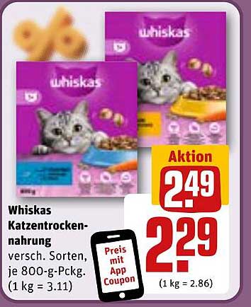 Whiskas Katzentrocken-nahrung