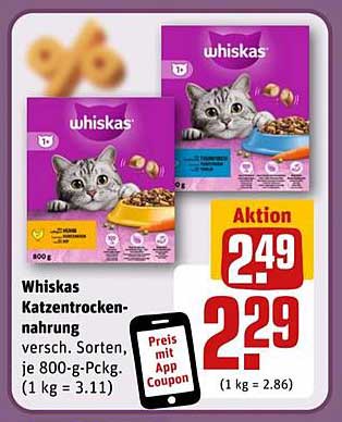 Whiskas Katzentrocken-nahrung