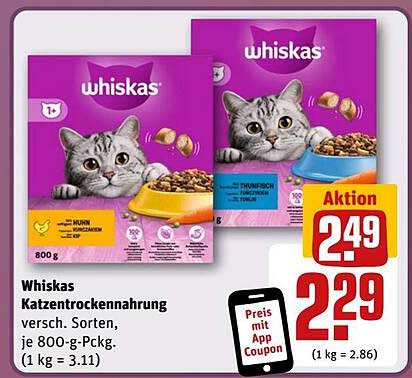 Whiskas Katzentrockenahrung