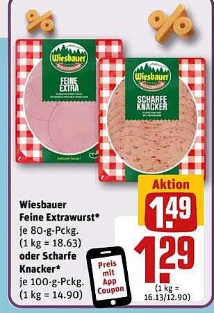 Wiesbauer Feine Extrawurst oder Scharfe Knacker