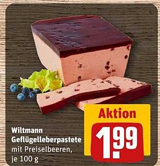 Wiltmann Geflügelgelée- pastete mit Preiselbeeren