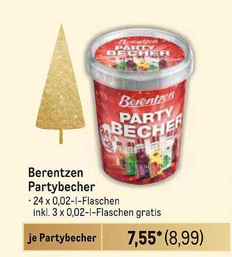 Berentzen Partybecher