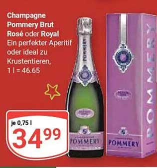 Champagne Pommery Brut Rosé oder Royal