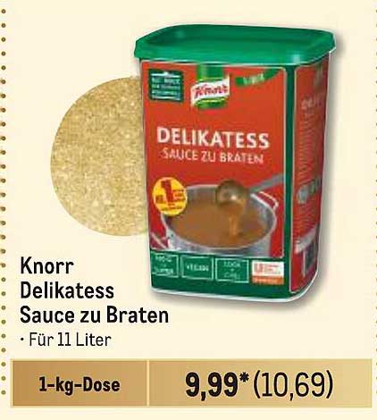 Knorr Delikatess Sauce zu Braten