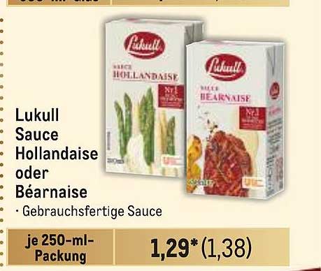 Lukull Sauce Hollandaise oder Béarnaise