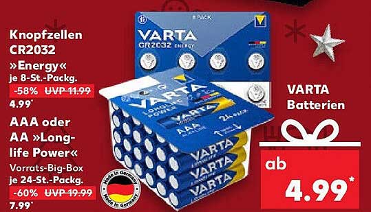 VARTA Batterien