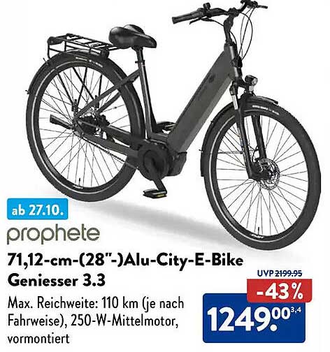 71,12-cm-(28”-)Alu-City-E-Bike Genießer 3.3