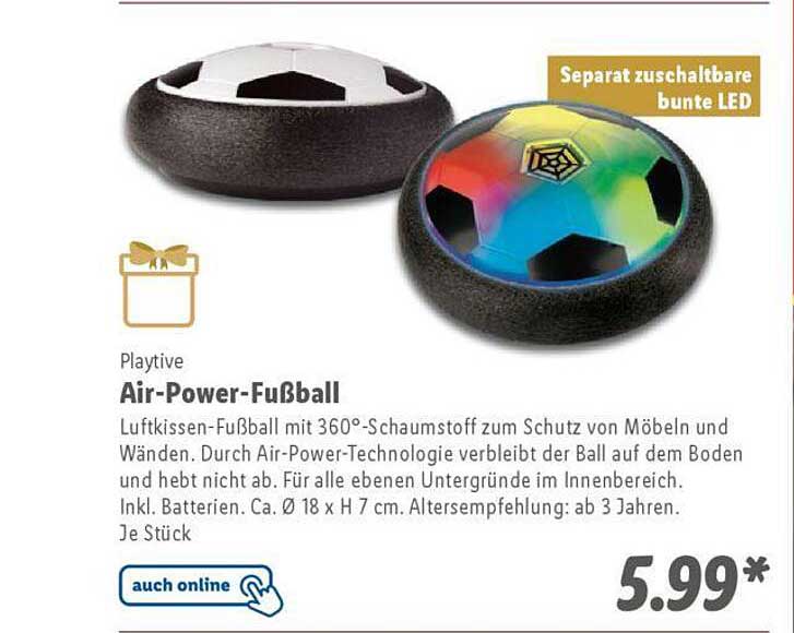 Air-Power-Fußball