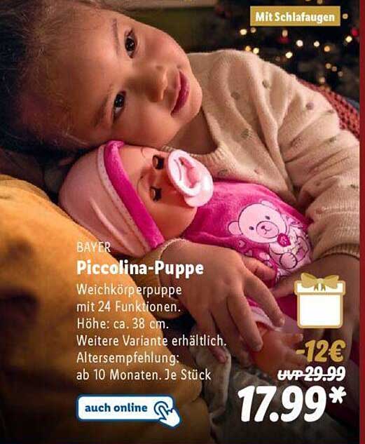 BAYER Piccolina-Puppe