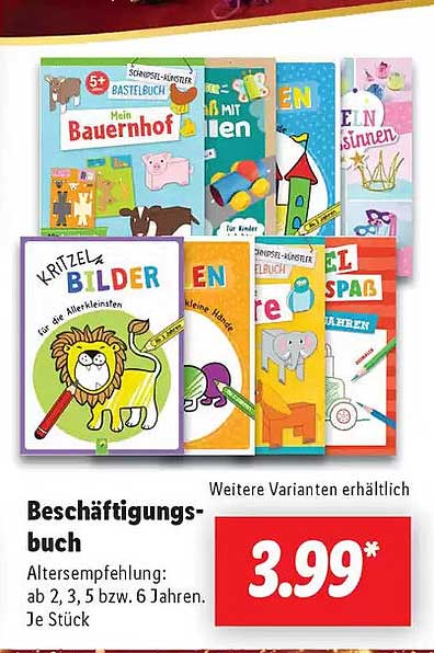 Beschäftigungsbuch