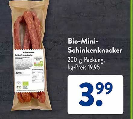 Bio-Mini-Schinkenknacker