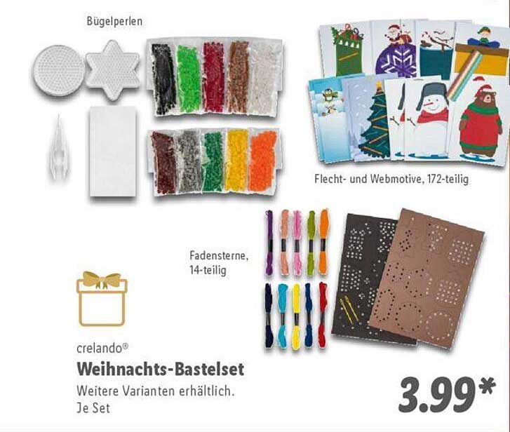 crelando® Weihnachts-Bastelset