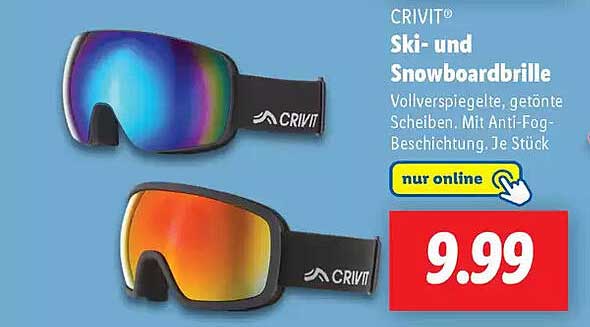 CRIVIT® Ski- und Snowboardbrille