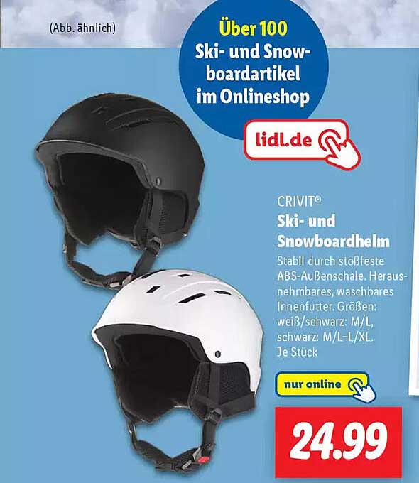 CRIVIT® Ski- und Snowboardhelm