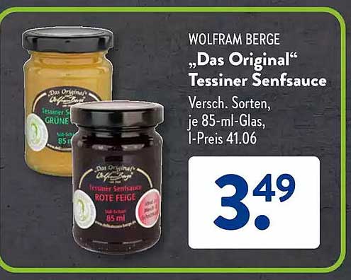 „Das Original“ Tessiner Senfsauce