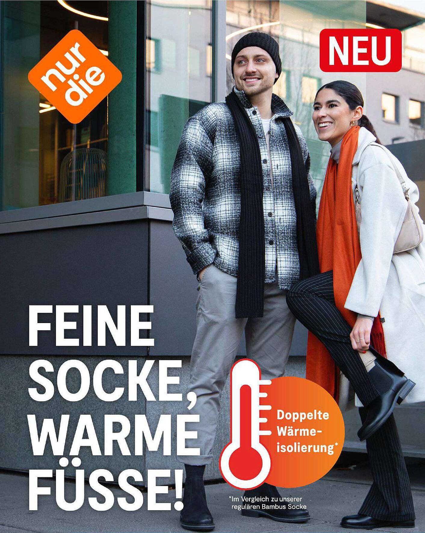 FEINE SOCKE, WARME FÜSSE!