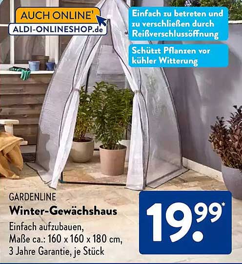 GARDENLINE Winter-Gewächshaus