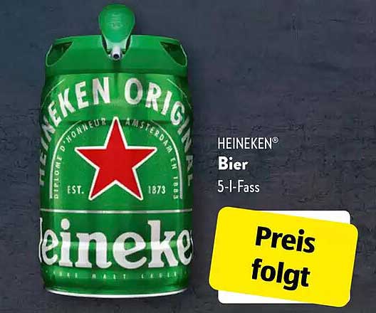 HEINEKEN® Bier 5-l-Fass