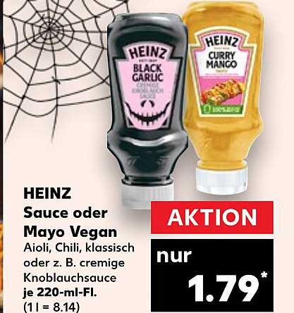 HEINZ Sauce oder Mayo Vegan