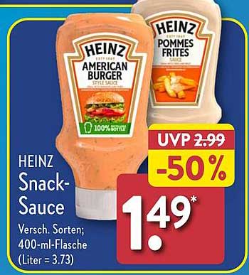 HEINZ Snack-Sauce