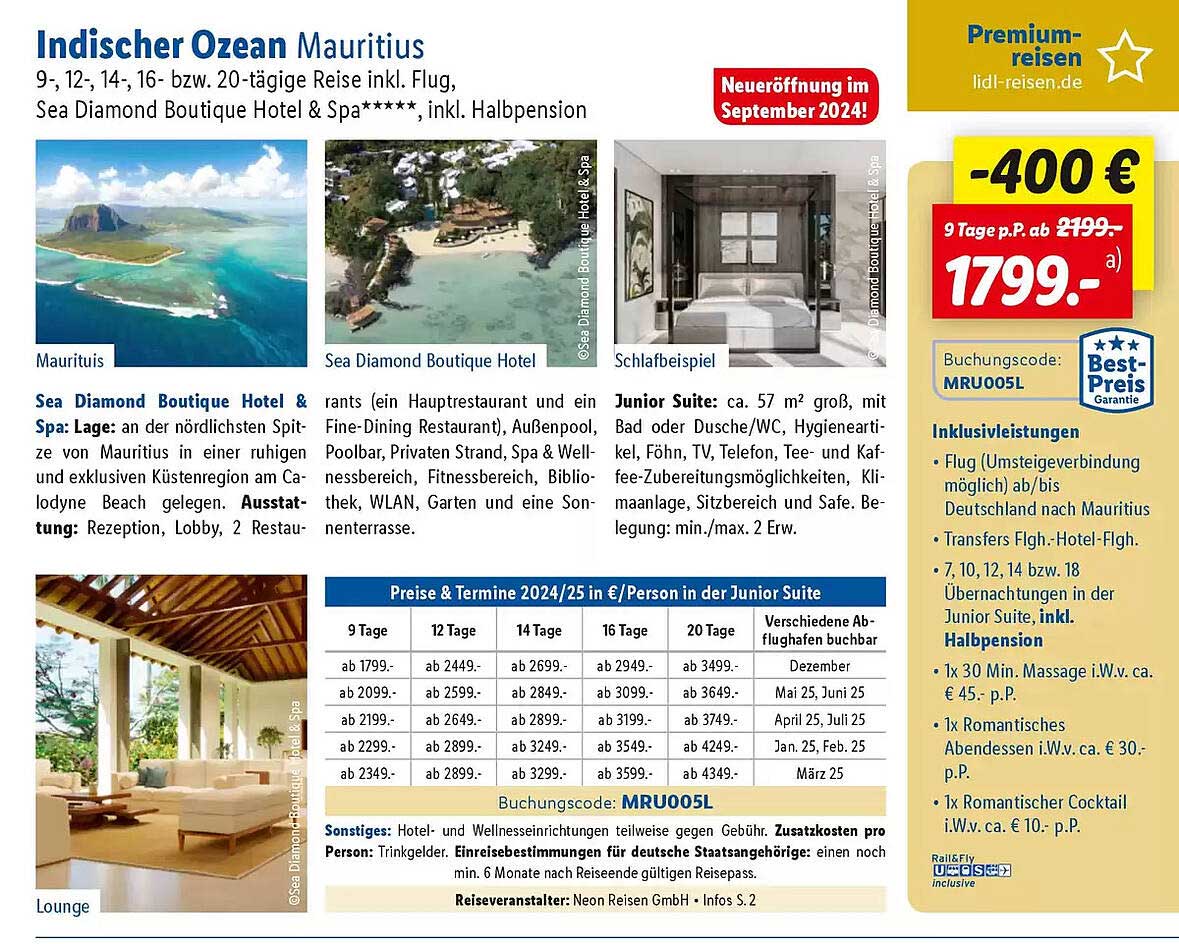 Indischer Ozean Mauritius