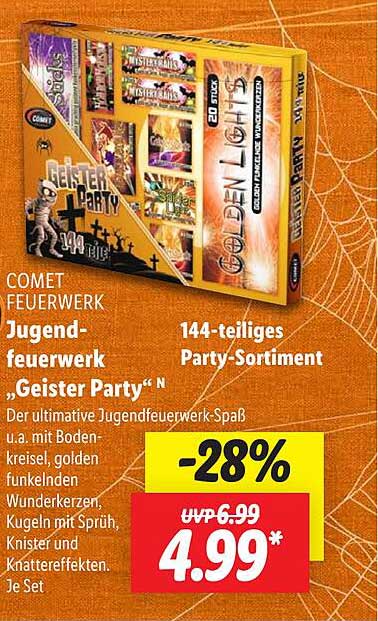 Jugendfeuerwerk „Geister Party“