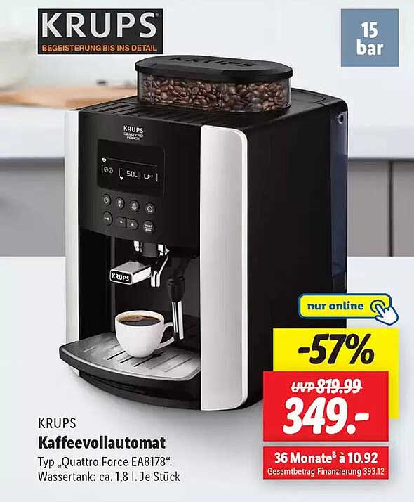 KRUPS Kaffeevollautomat