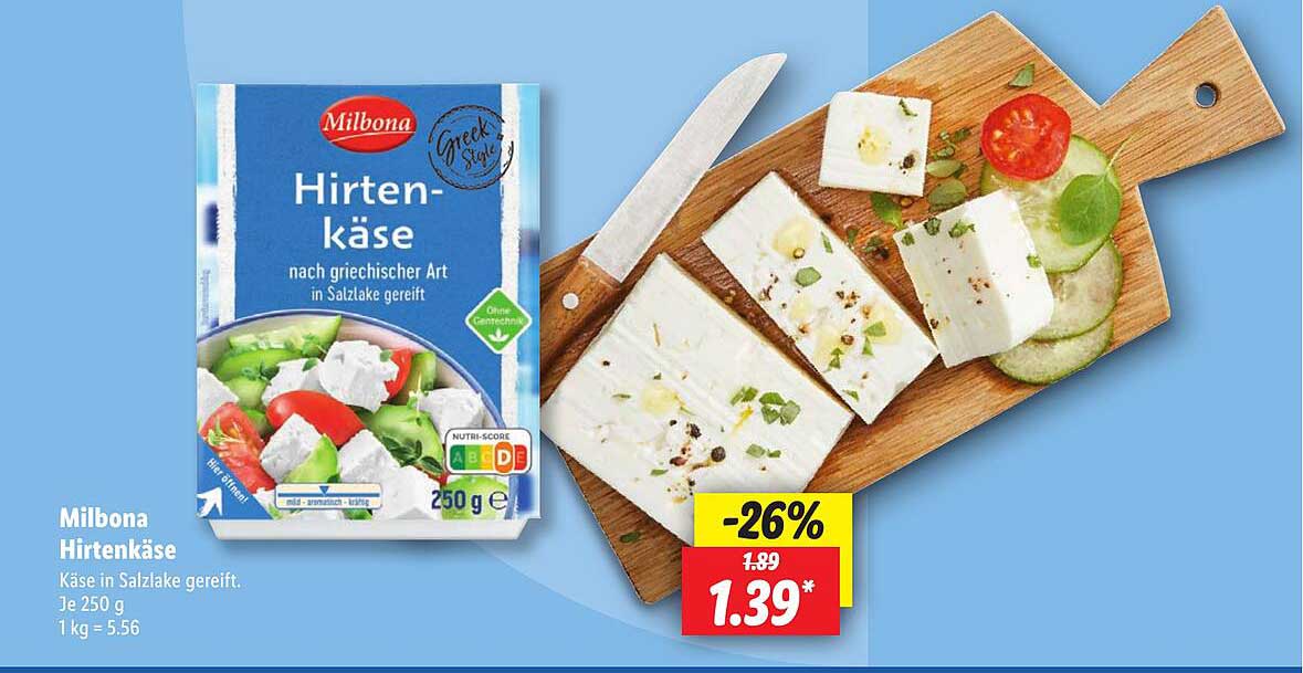 Milbona Hirtenkäse