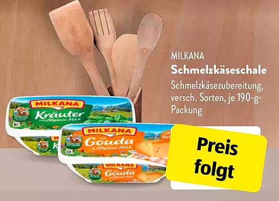 MILKANA Schmierkäse Schale