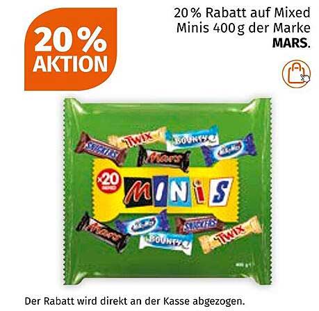 Minis 400 g der Marke MARS