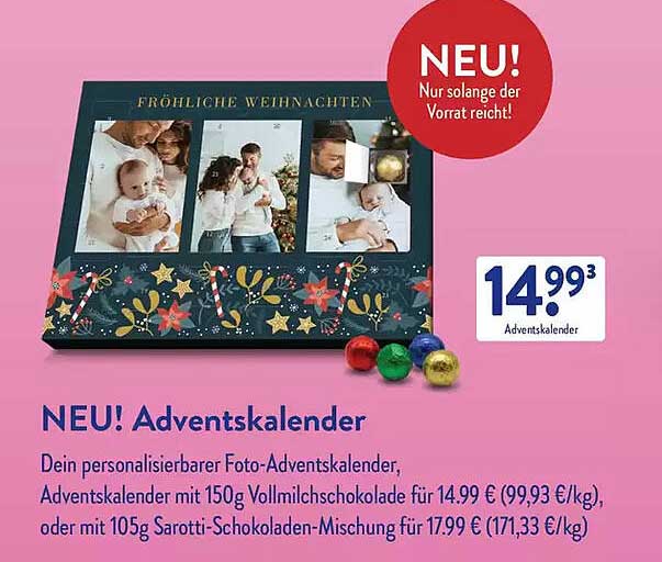 NEU! Adventskalender