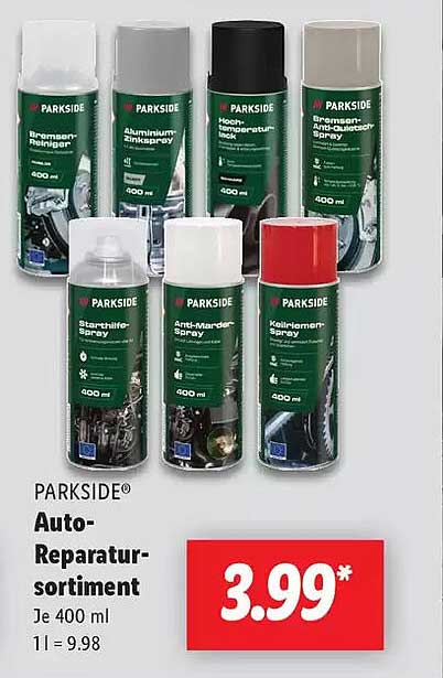 PARKSIDE® Auto-Reparatursortiment