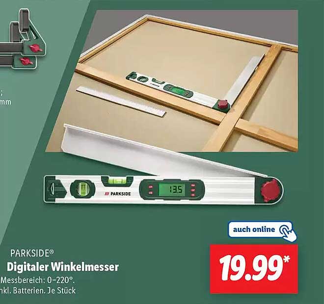 PARKSIDE Digitaler Winkelmesser