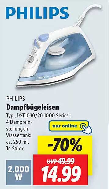 PHILIPS Dampf bügeleisen