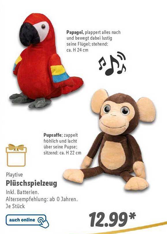 Playtive Plüschspielzeug