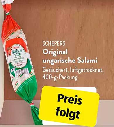 Schepers Original ungarische Salami