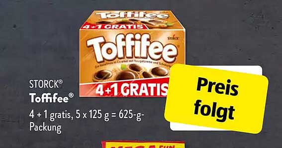 Toffifee 4 + 1 Gratis