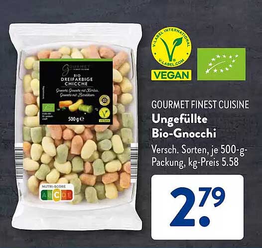 Ungefüllte Bio-Gnocchi